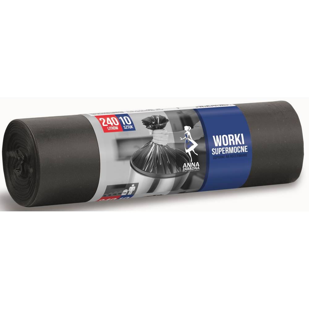 [27050635] Saci menajeri, 240 l, 10 buc, negru, ANA