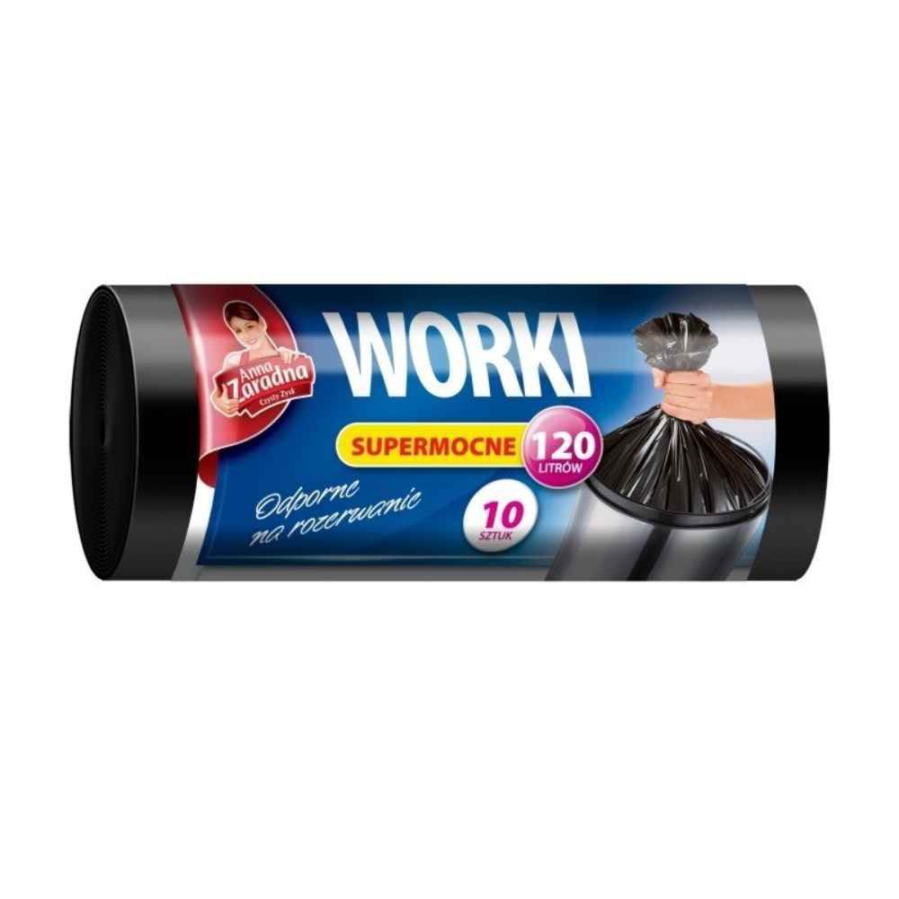 [27050658] Saci menajeri, 120 l, 10 buc, negru, ANA