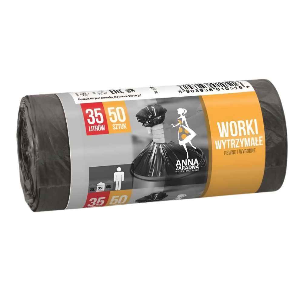 [27050665] Saci menajeri, 35 l, 50 buc, negru, ANA