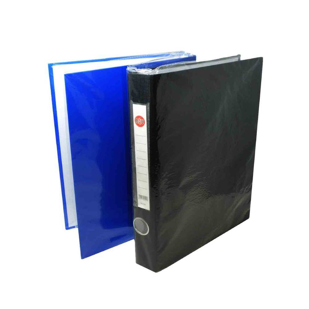 [30144805] Biblioraft dublu plastifiat A4, 5.5cm, diverse culori, B4U