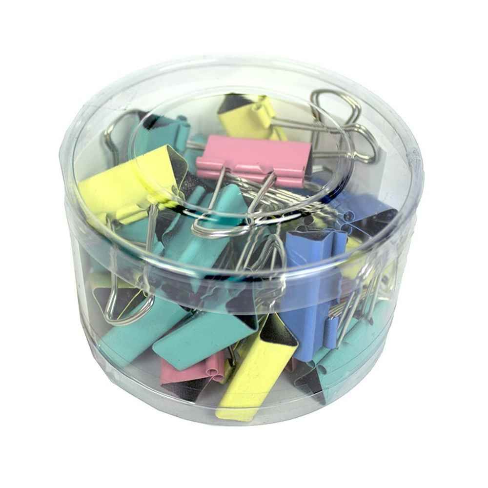 [40796732] Clips metalic 32 mm color 24 buc/cutie CN