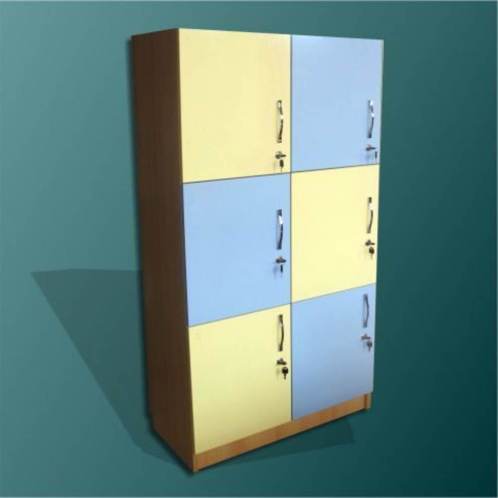 [16207456] Dulap individual elevi cu 6 compartimente 800x400x1500mm