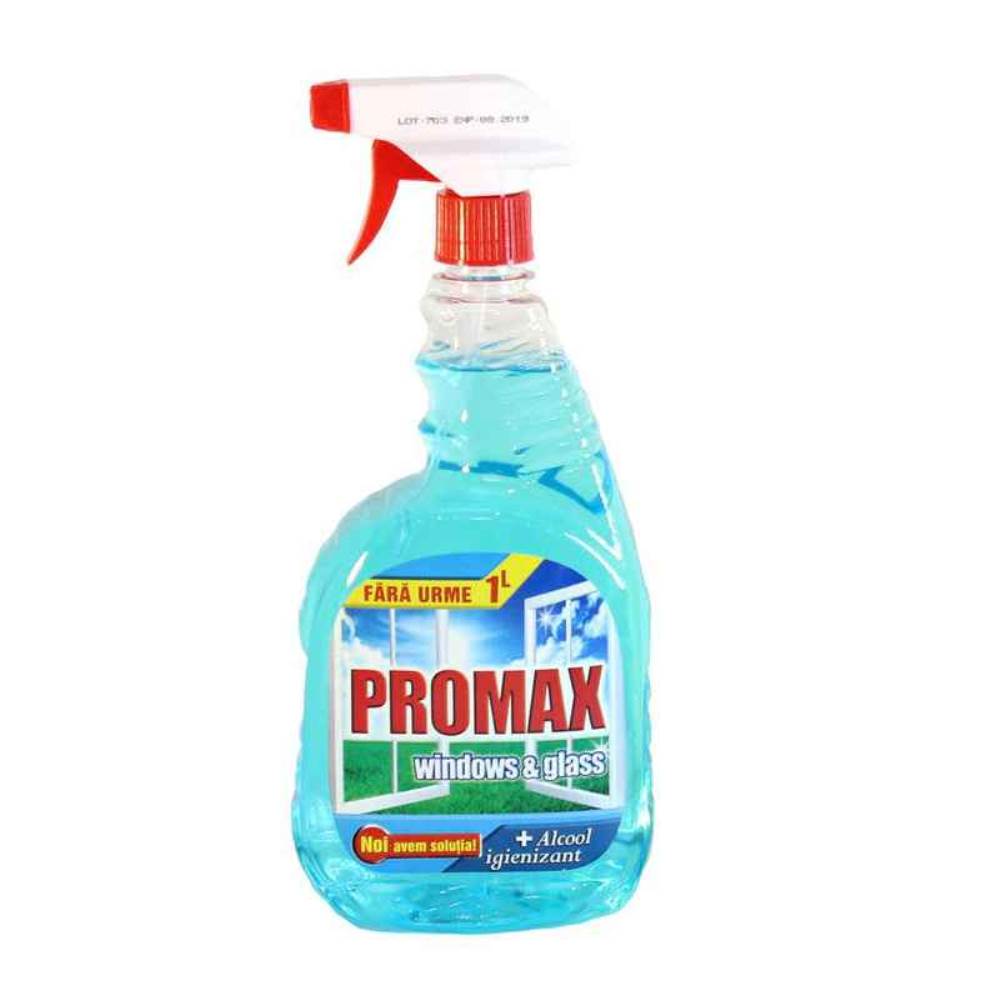 [27000108] Detergent pentru geam cu pulverizator 750ml albastru PROMAX