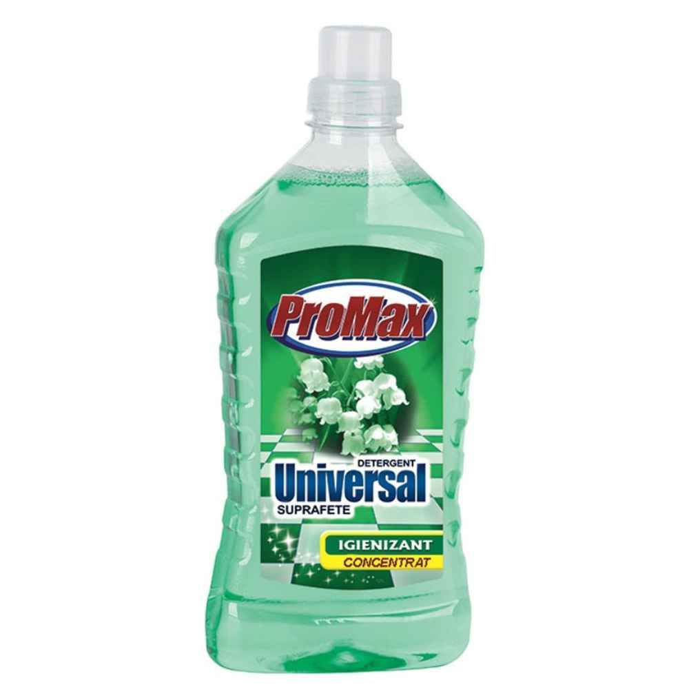 [27000140] Detergent lichid universal suprafete, lacramioare, 1 l, PROMAX