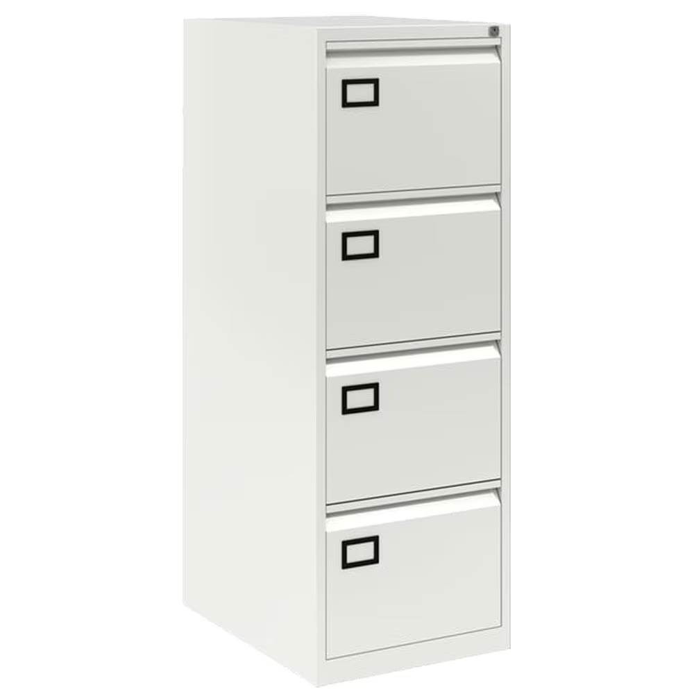 [15454007] Clasificator metalic gri 4 sertare inchidere centralizata cu picioare MONTAT