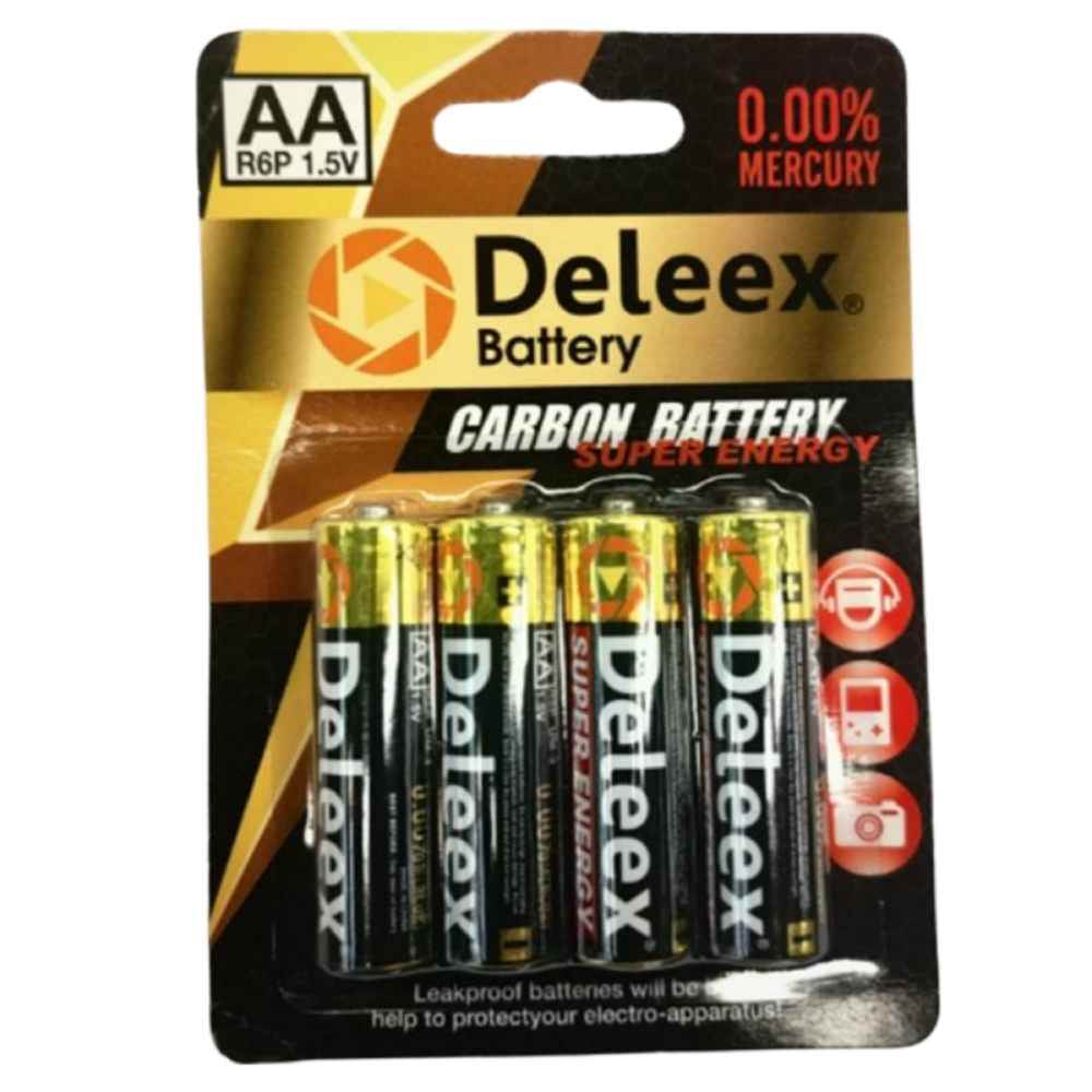 [70511215] Baterie R6P AA 1.5V Deleex Super Energy Carbon 4 buc/blister