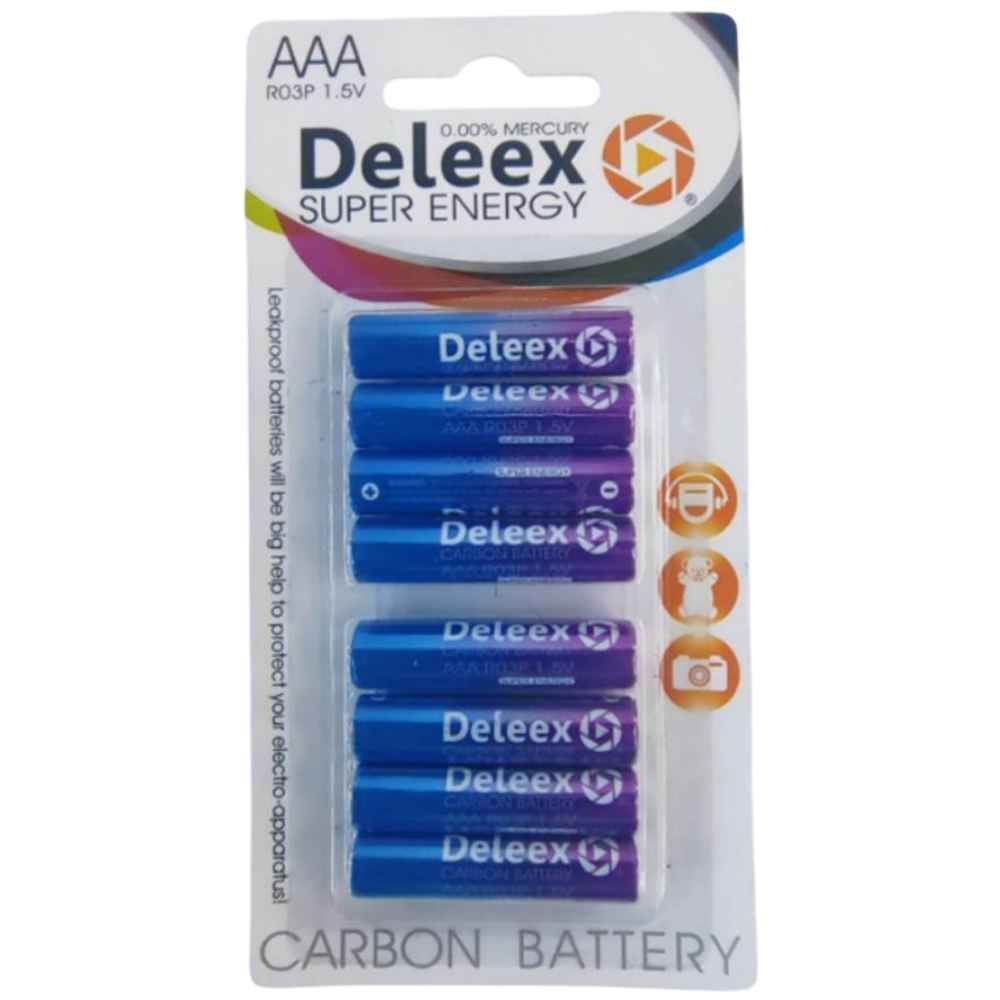 [70511222] Baterie R03P AAA 1.5V Deleex Super Energy 8 buc/blister
