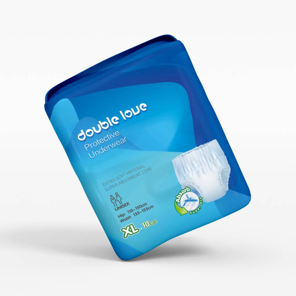 [27060007] Scutece pentru adulti marimea XL 10 buc/pachet  DOUBLE LOVE