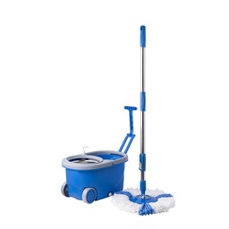 [71031710] Galeata cu roti 8l cu storcator circular si 2 rezerve mop Tornado Kleaner GST002