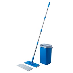 [71031713] Set mop dreptunghiular 31.5x12cm si galeata cu storcator 38x18x18cm Kleaner GST003